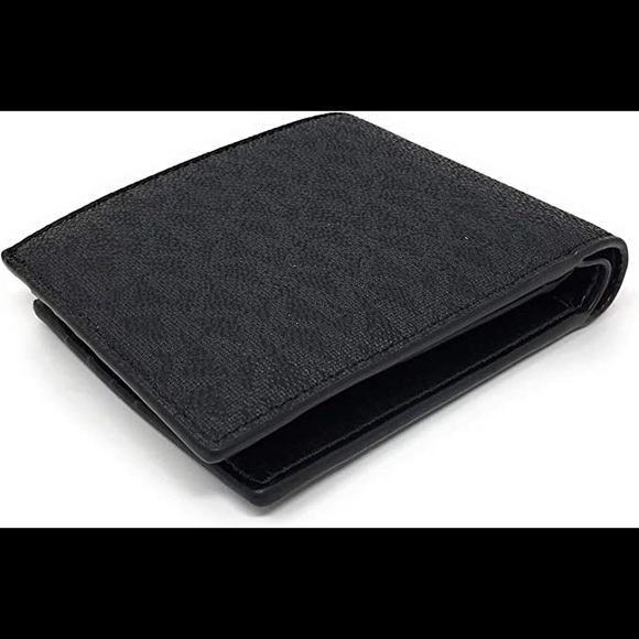 New Michael Kors Mens Wallet 8 Card Slot w/  Removable ID Case Authentic - Picture 3 of 3